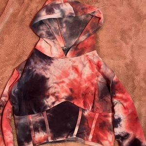 Crop top hoodie